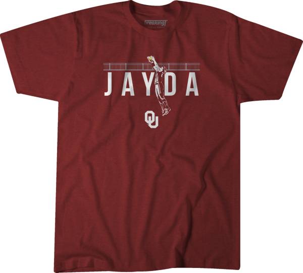 BreakingT Oklahoma Sooners Crimson Jayda Coleman Air Jayda Softball T-Shirt product image