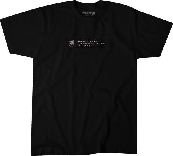 BreakingT Angel City FC MicroPrint Black T-Shirt product image