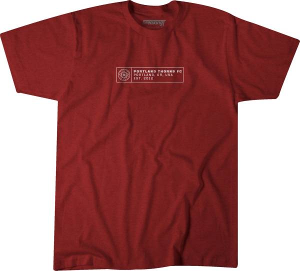 BreakingT Portland Thorns MicroPrint Red T-Shirt product image