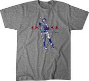 BreakingT Youth Chicago Cubs Dansby Swanson Gray Pose Graphic T