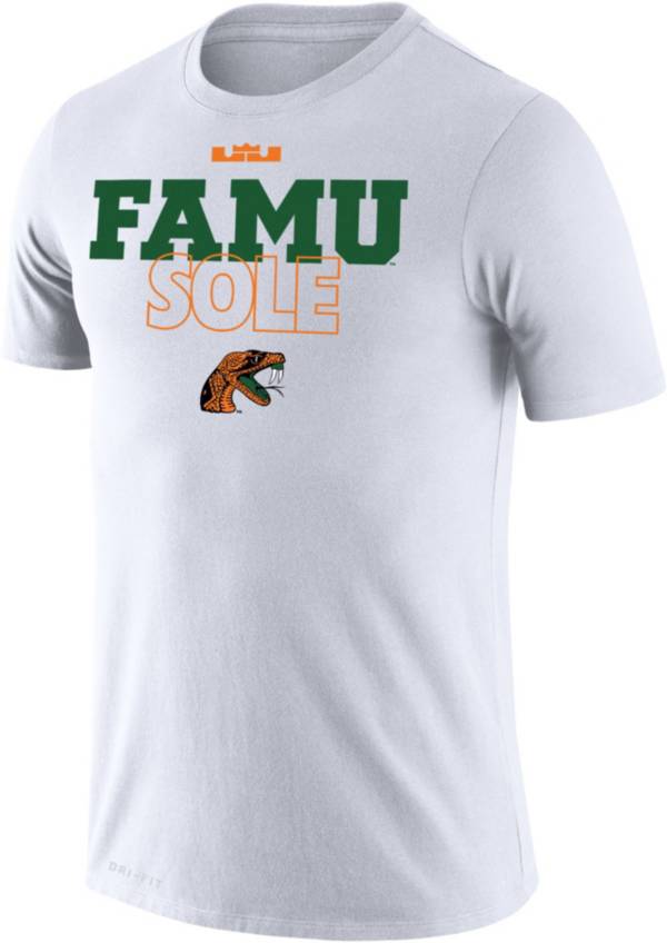 LeBron Florida A&M Rattlers White 2023 March Madness Basketball FAMU Sole Bench T-Shirt product image