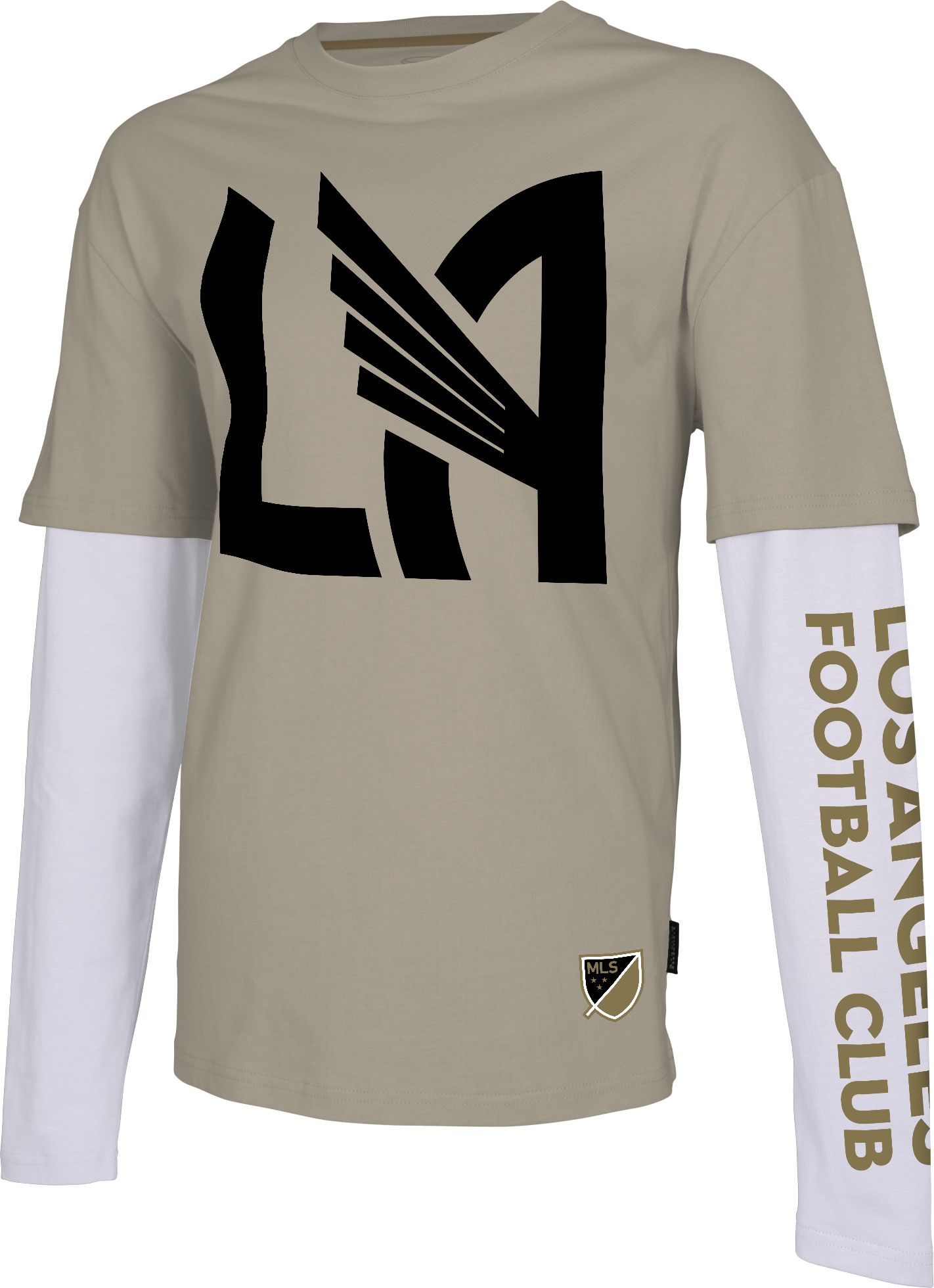 Stadium Essentials Men's Los Angeles FC Status Cream Long Sleeve Shirt product image