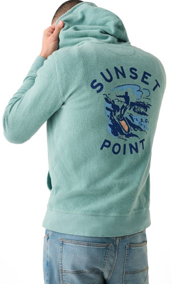 Faherty Men's Reverse Fleece Zip Hoodie product image