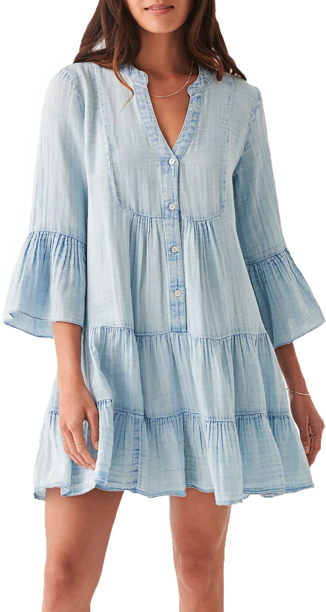 Faherty Women's Dream Cotton Gauze Kasey Dress product image