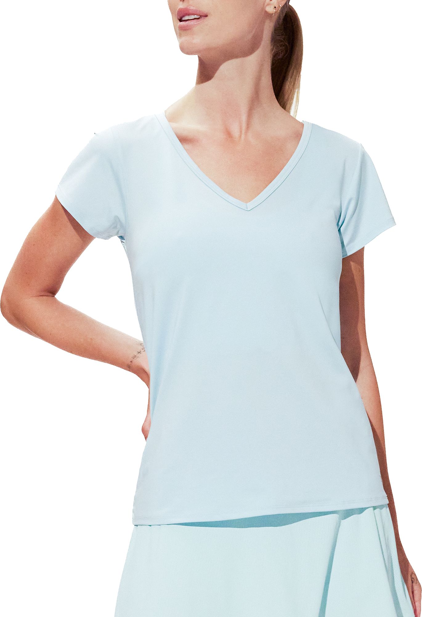 EleVen by Venus Williams Women's Match Point Short Sleeve Tennis Shirt