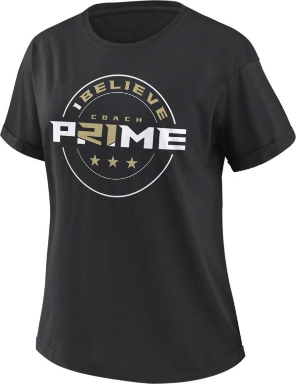 WEAR by Erin Andrews Women's Colorado Buffaloes Coach Prime “I Believe” T-Shirt product image