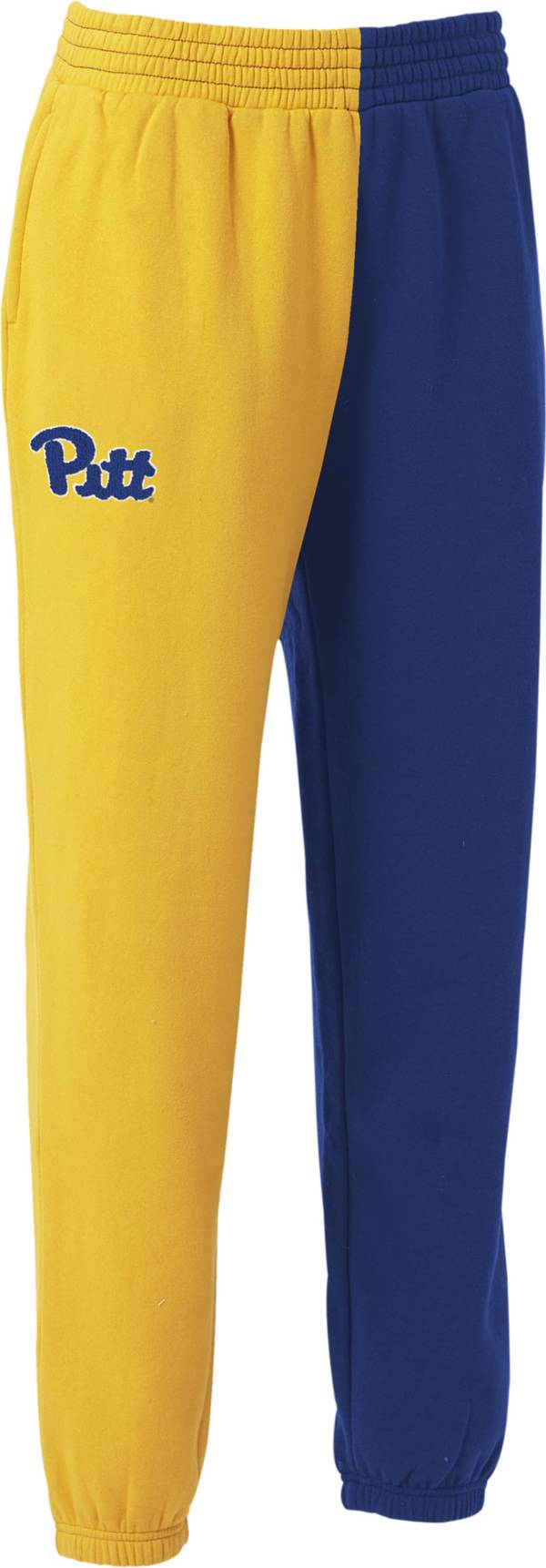 Champion colorblock sweatpants top blue and yellow