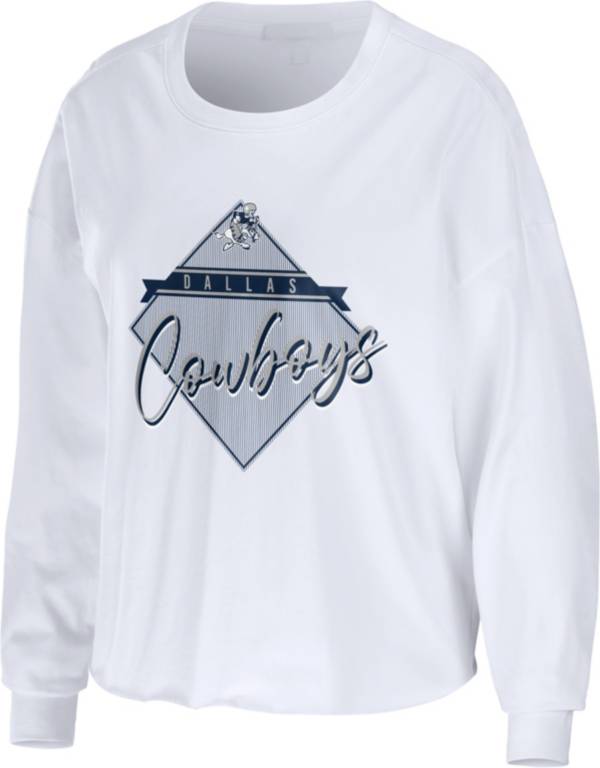 white long sleeve dallas cowboys shirt