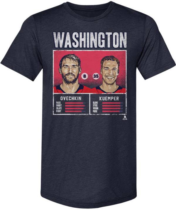 500 Level Washington Capitals Ovechkin/Kuemper Duo Navy T-Shirt product image