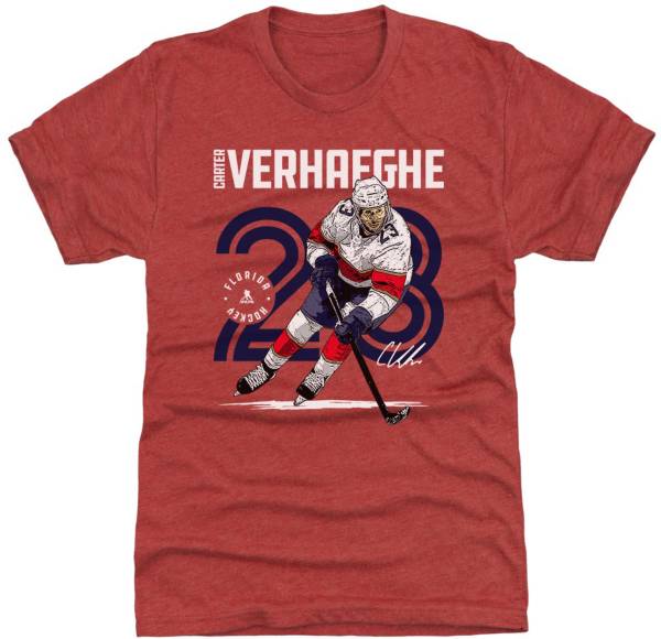 500 Level Florida Panthers Carter Verhaeghe Inline Red T-Shirt | Dick's ...