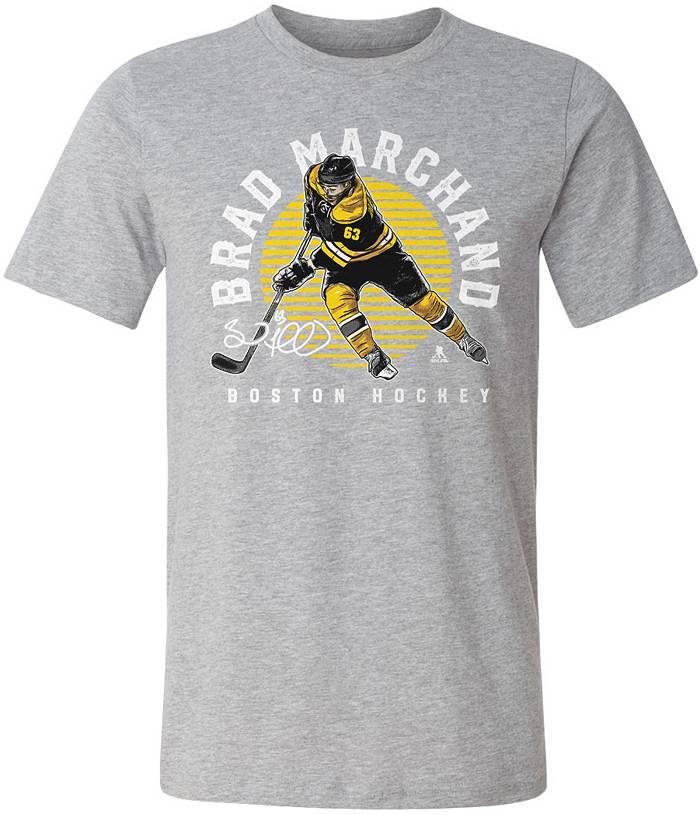 Boston Bruins Brad Marchand Men's Hoodie - Gray - Boston | 500 Level