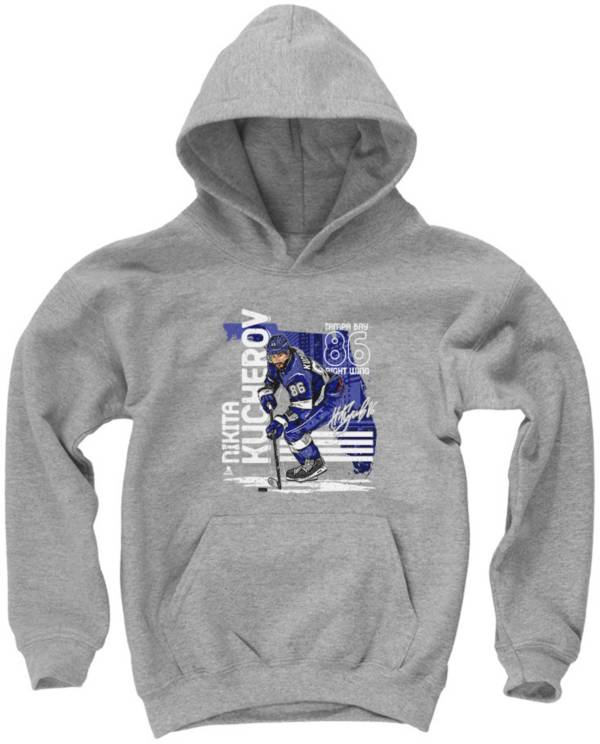 500 Level Youth Tampa Bay Lightning Nikita Kucherov State Gray Pullover Hoodie product image