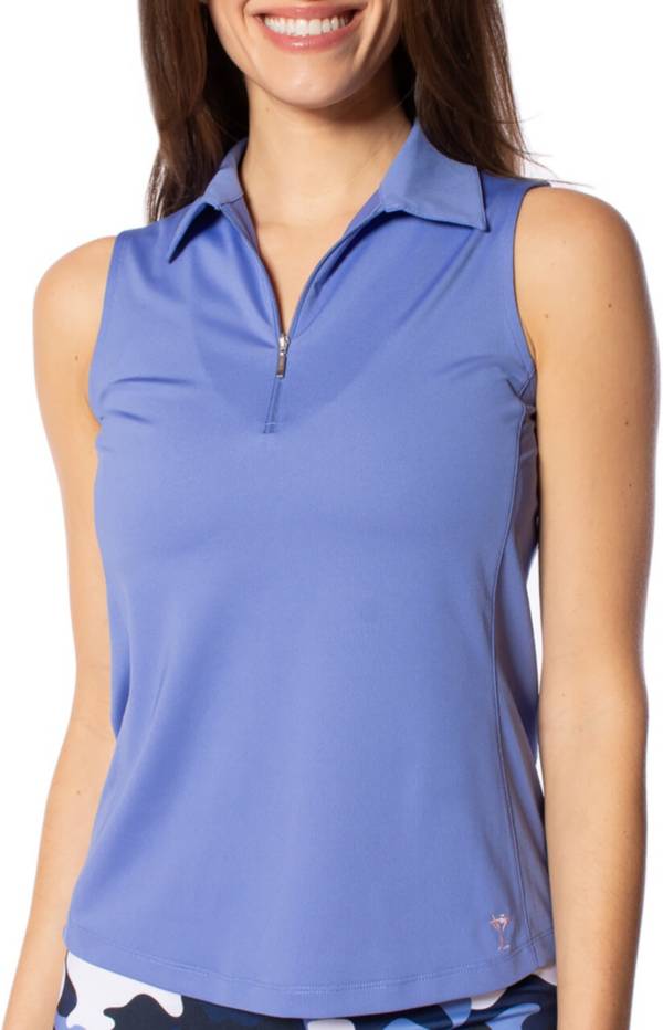 Golftini Women's Sleeveless 1/4 Zip Polo product image