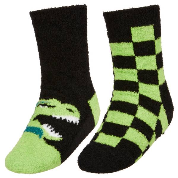 Anti Slip Fuzzy Socks (2 Pack) —