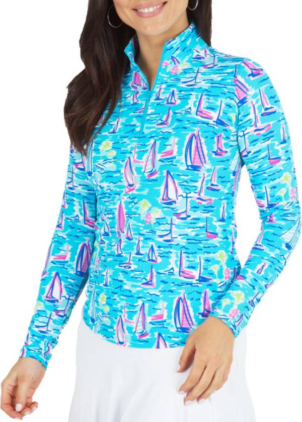 IBKUL Women's Long Sleeve Darling Sail Golf Top | Dick's Sporting