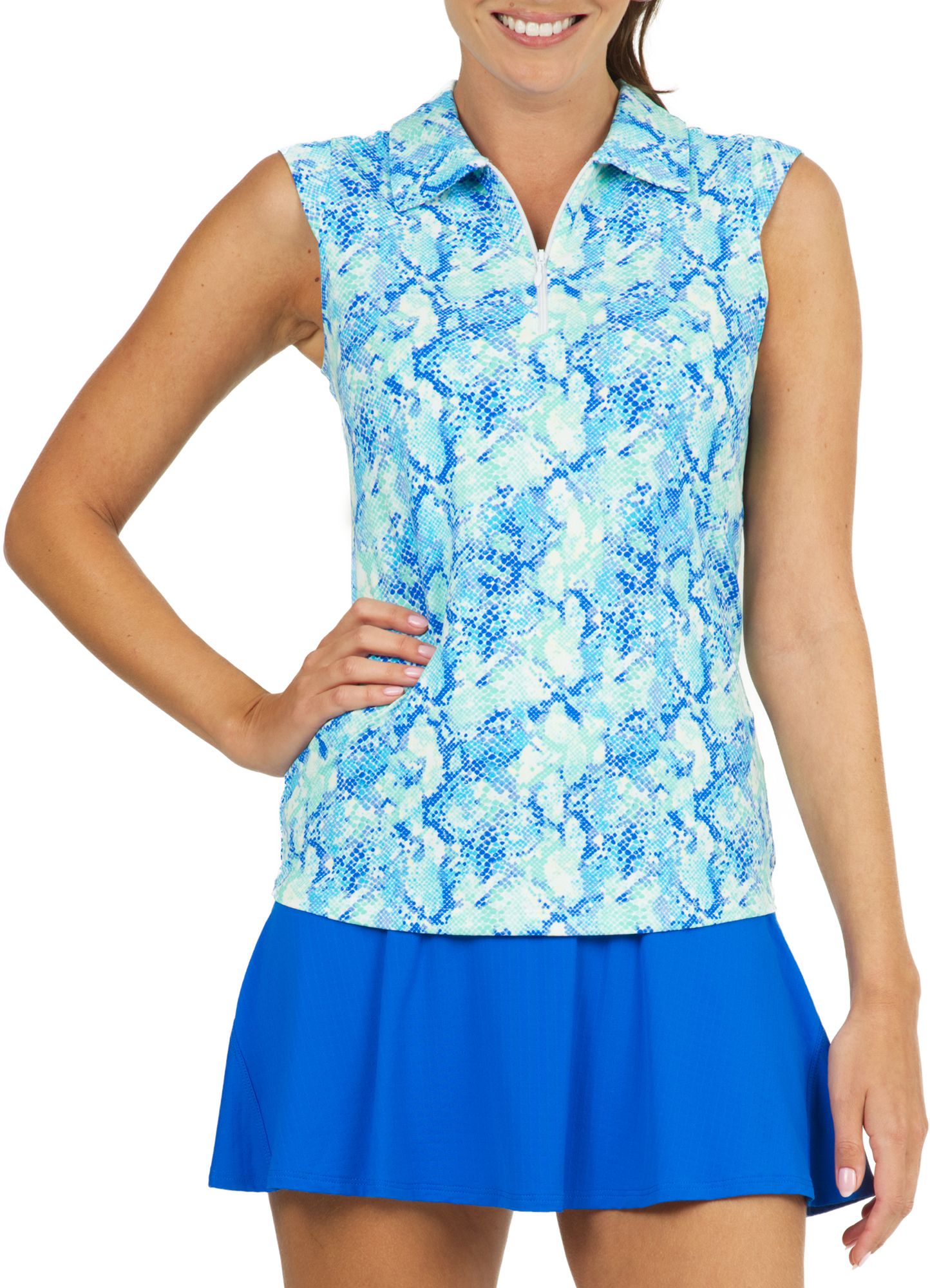 IBKUL Women's Cora Sleeveless Golf Polo