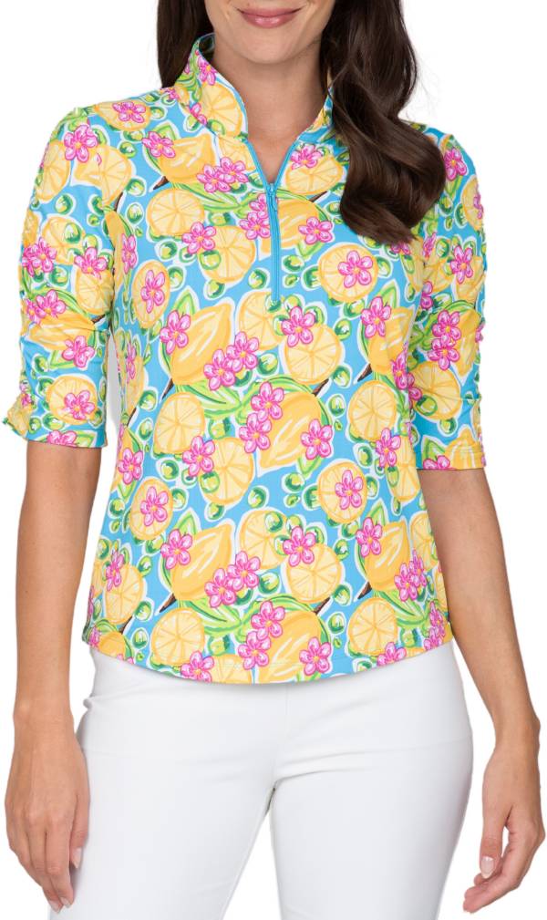 IBKUL Women's Short Sleeve Sonika Golf Shirt Golf Galaxy