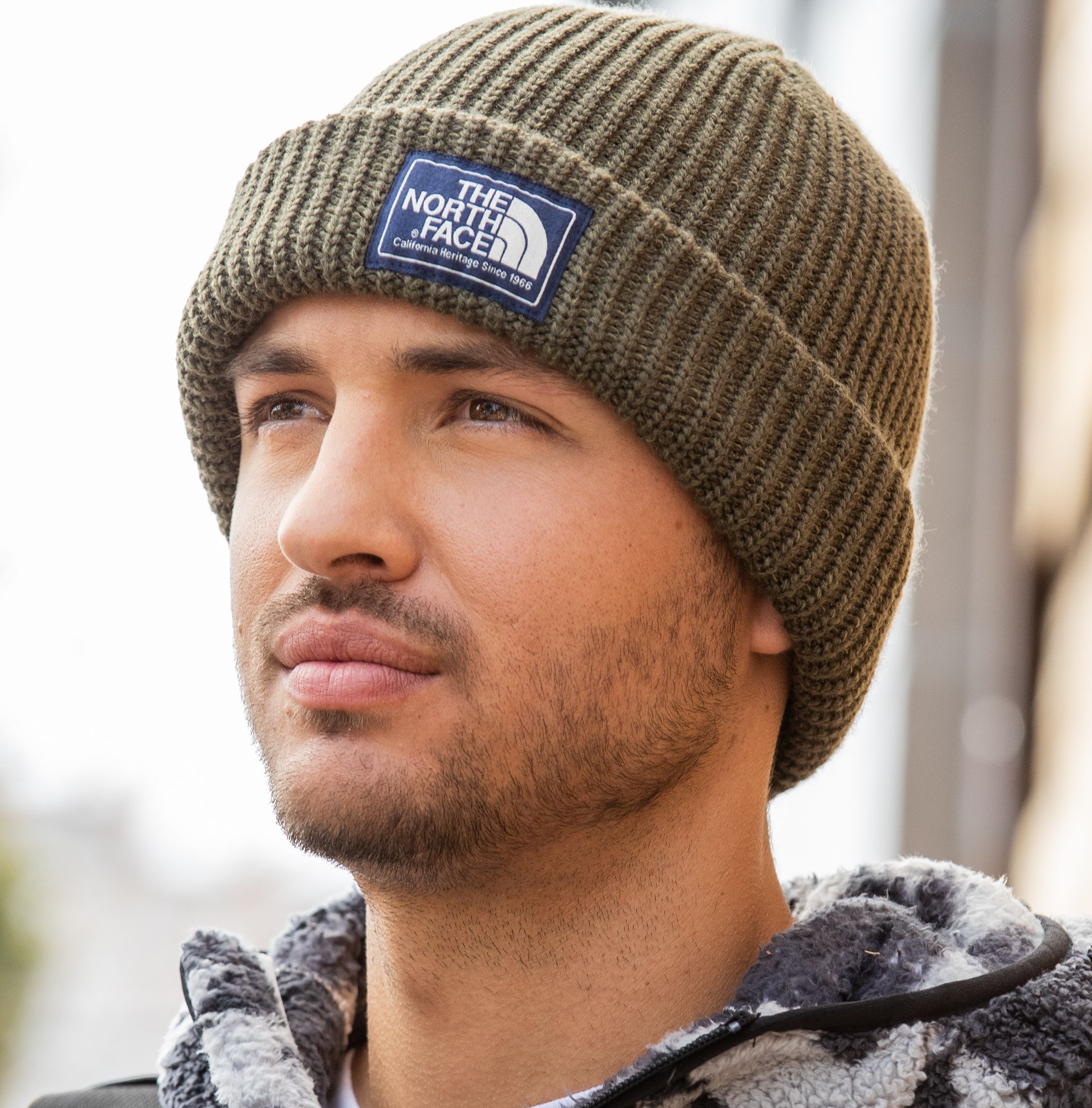 salty dog north face beanie