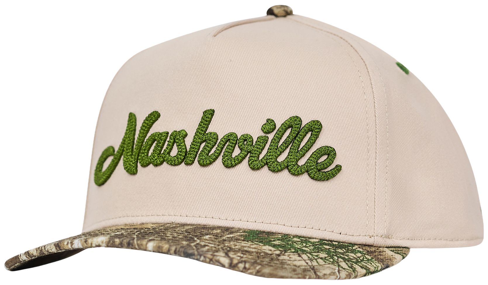 Nash Adult Nashville St.Patrick's Day Camo Chain Stitch Adjustable Snapback Hat product image