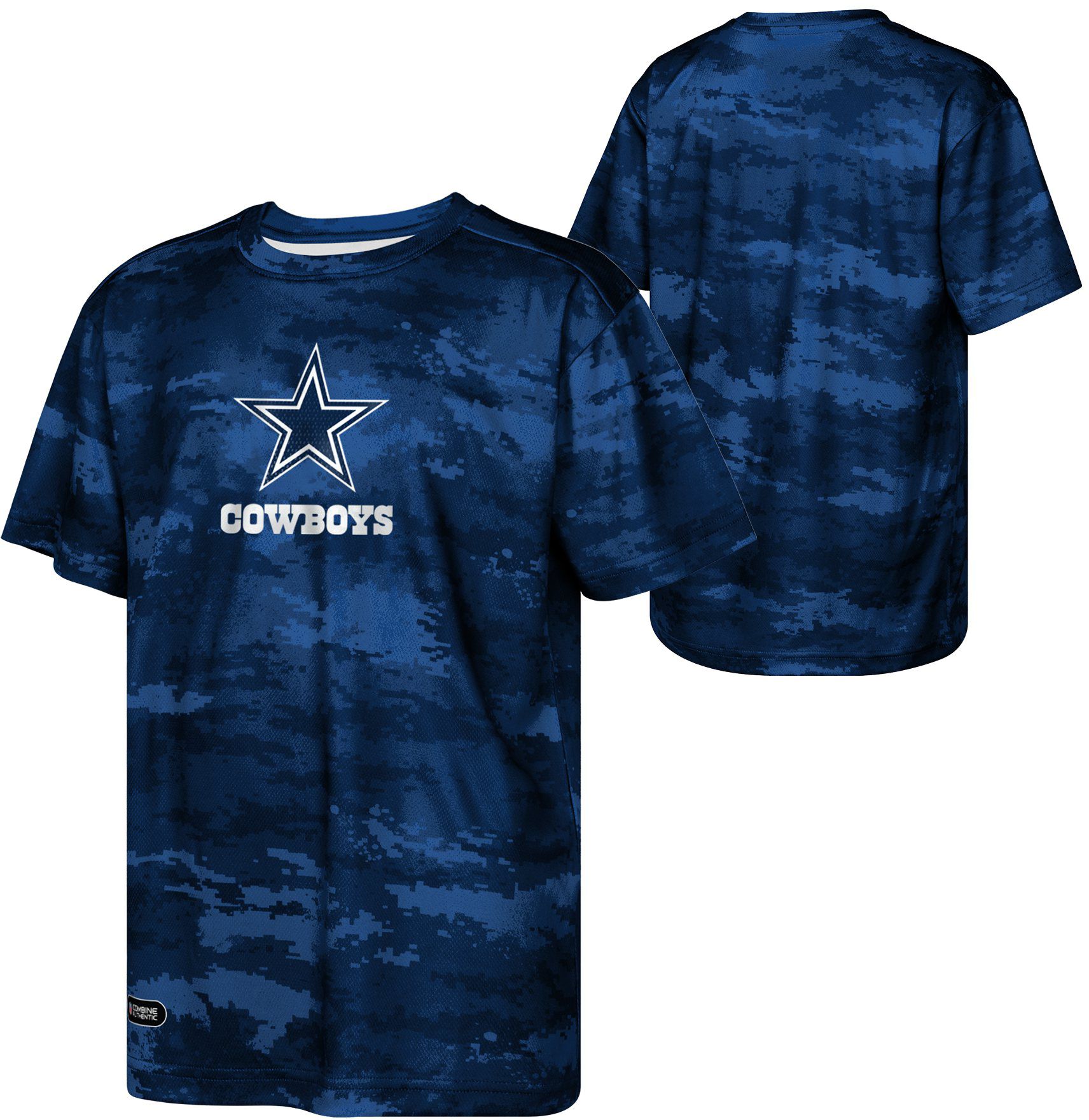 NFL Team Apparel Youth Dallas Cowboys Scrimmage Navy T-Shirt product image