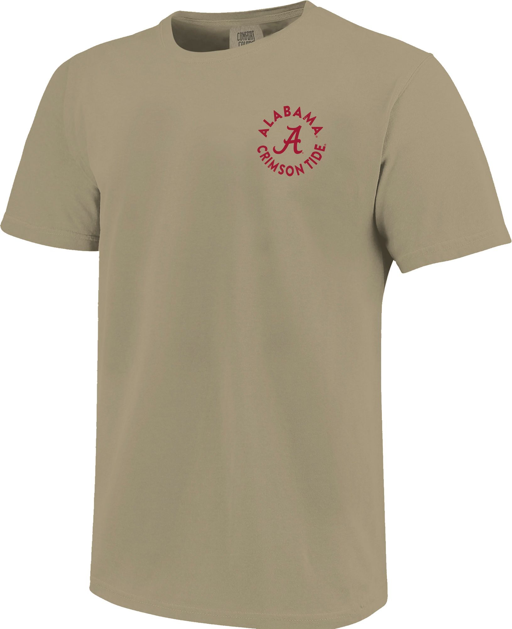 Image One Men's Alabama Crimson Tide Khaki Mascot Circle T-Shirt product image