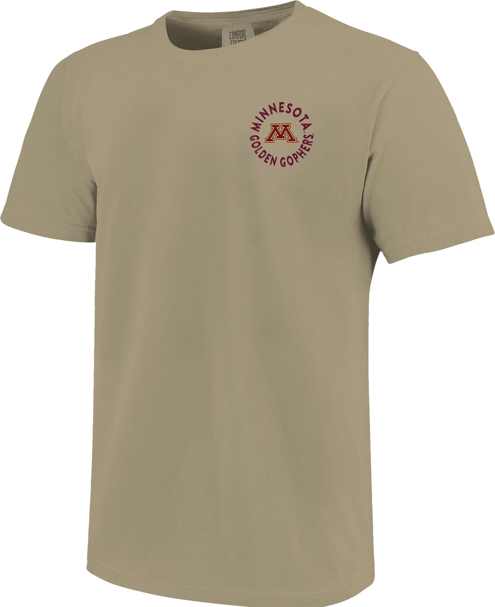 Image One Men's Minnesota Golden Gophers Khaki Mascot Circle T-Shirt product image