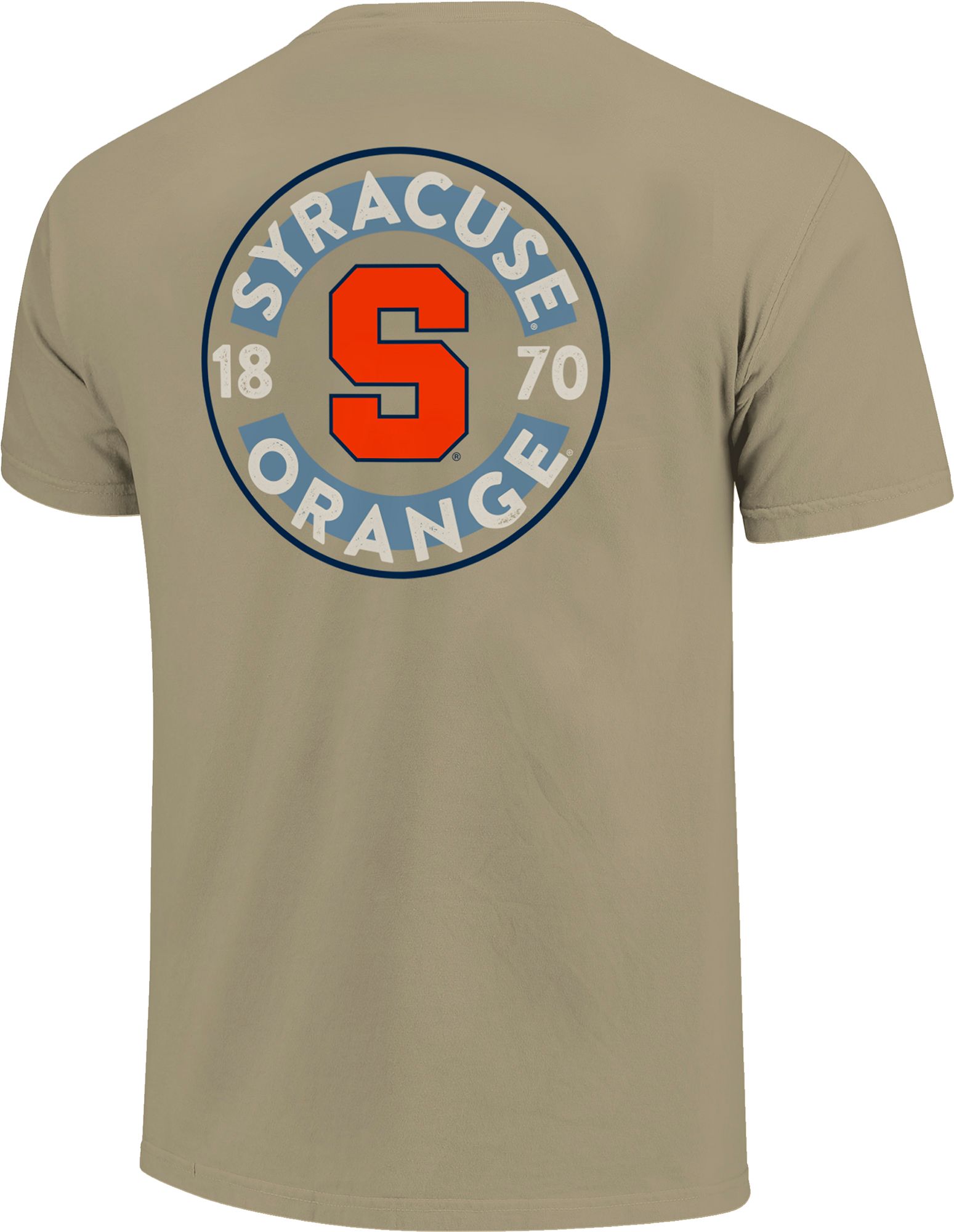 Image One Men's Syracuse Orange Khaki Mascot Circle T-Shirt product image