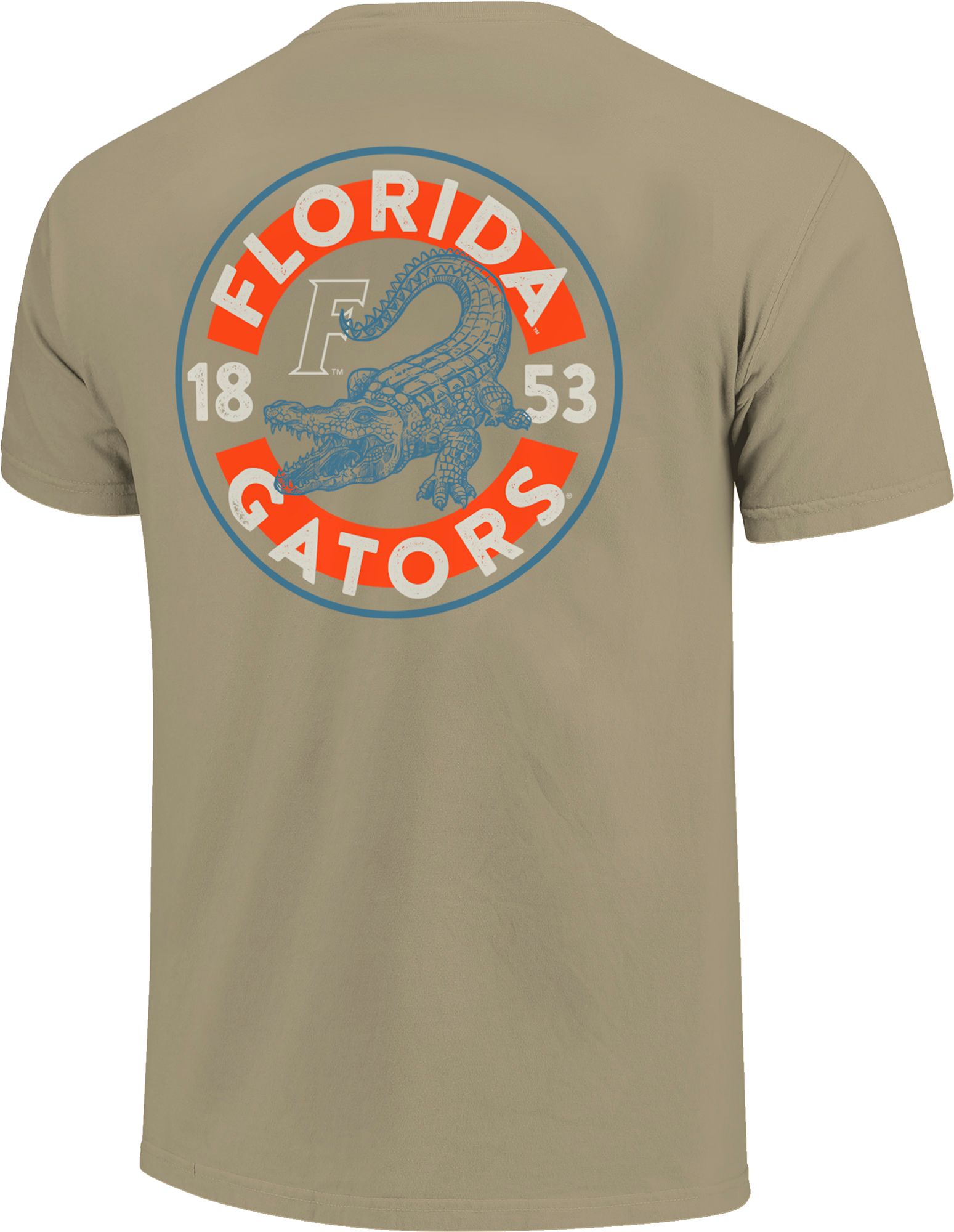 Image One Men's Florida Gators Khaki Mascot Circle T-Shirt product image