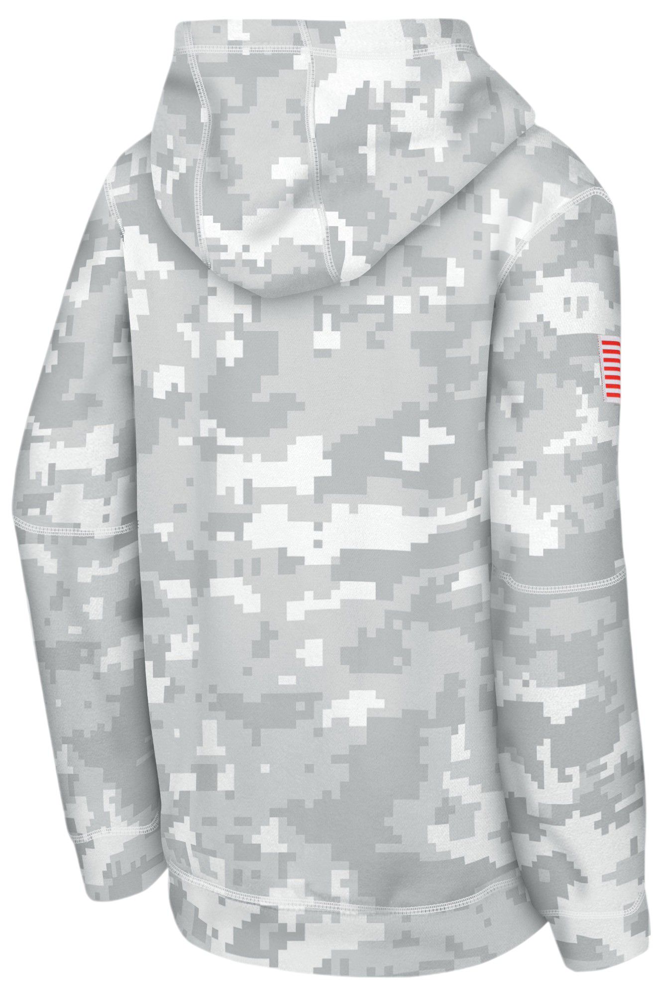Nike Youth Dallas Cowboys Salute to Service 2024 White Camo Pullover Hoodie product image