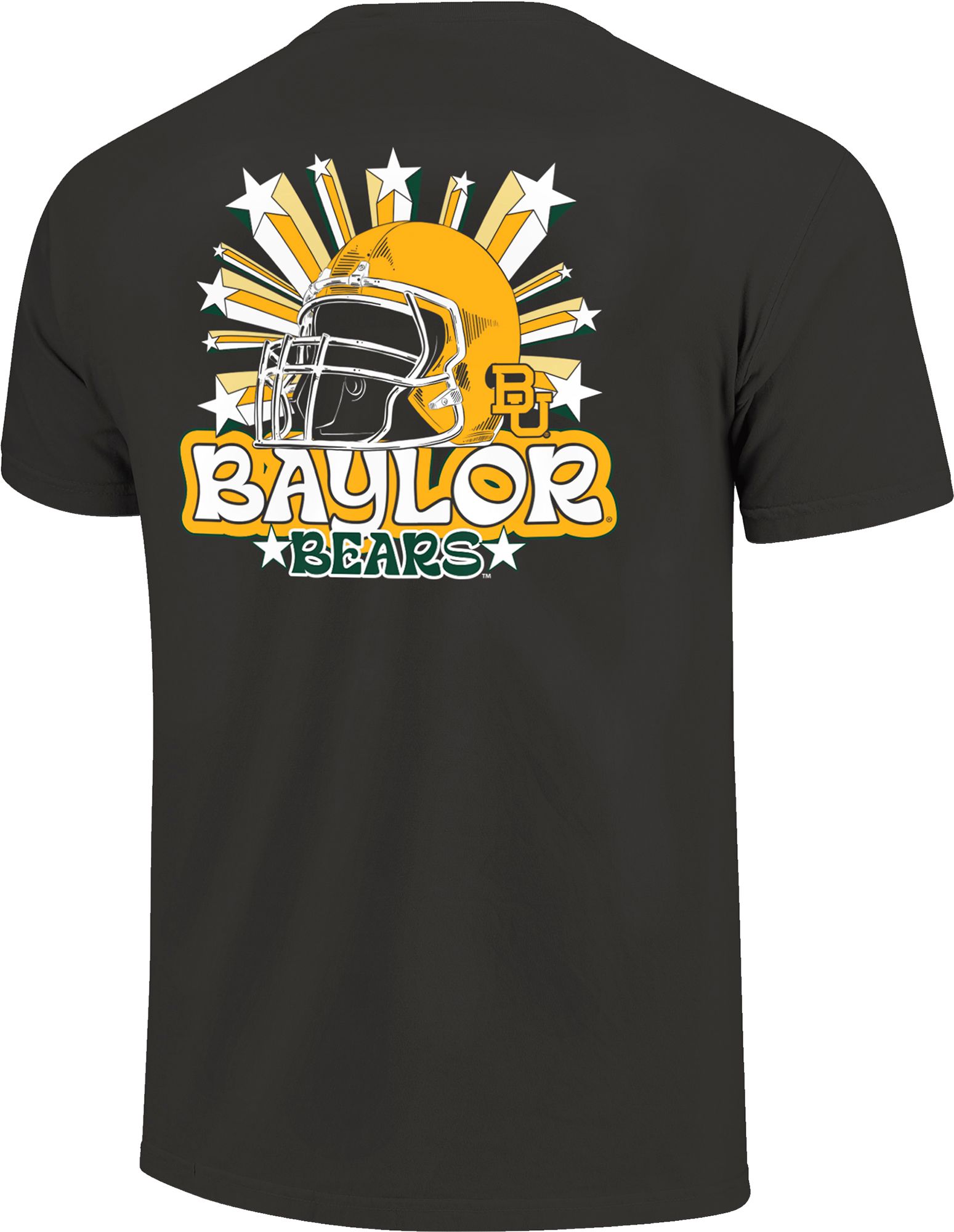 Image One Men's Baylor Bears Grey Helmet Star T-Shirt product image