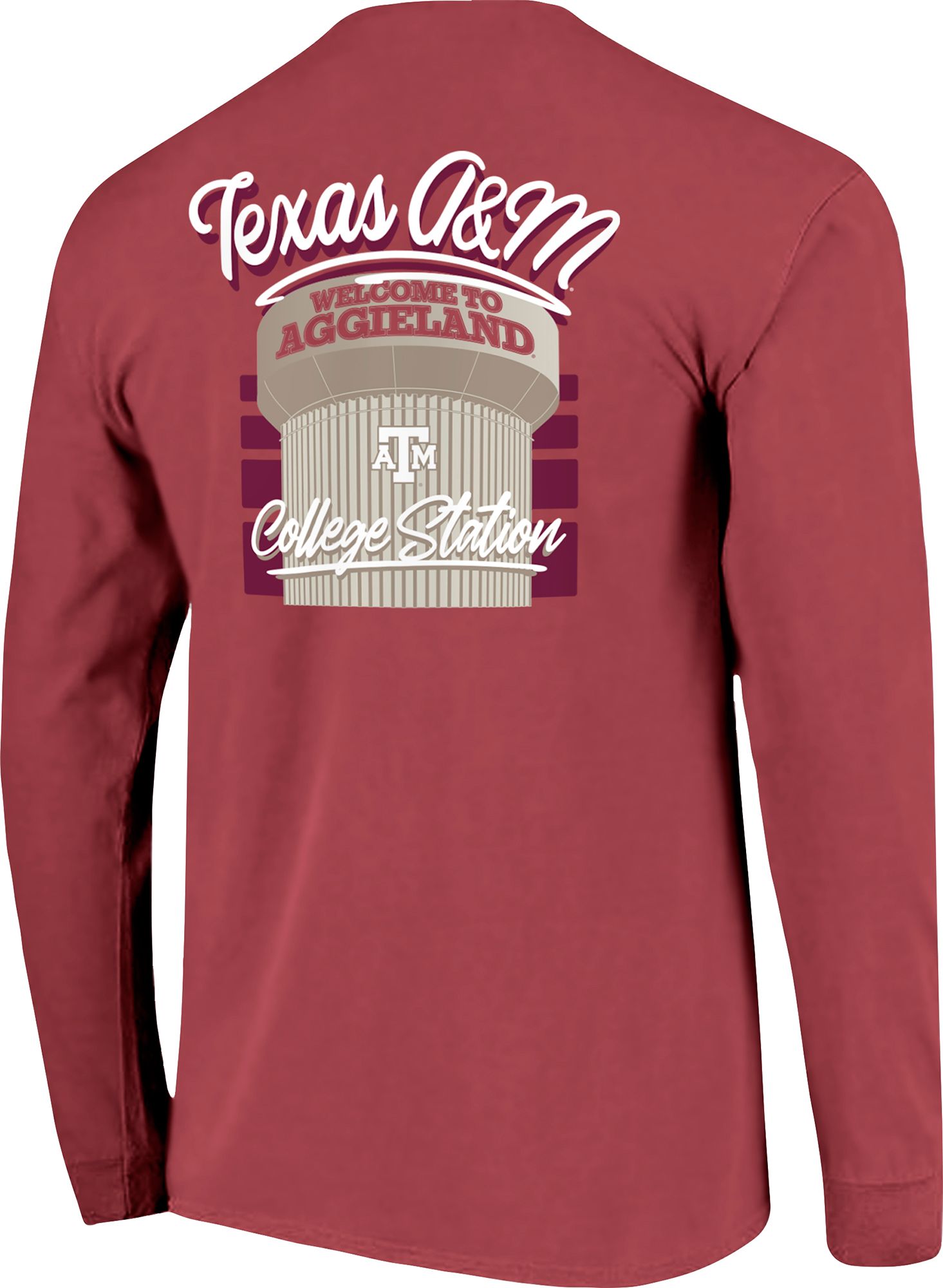 Image One Men's Texas A&M Aggies Red Aggieland Long Sleeve T-Shirt product image