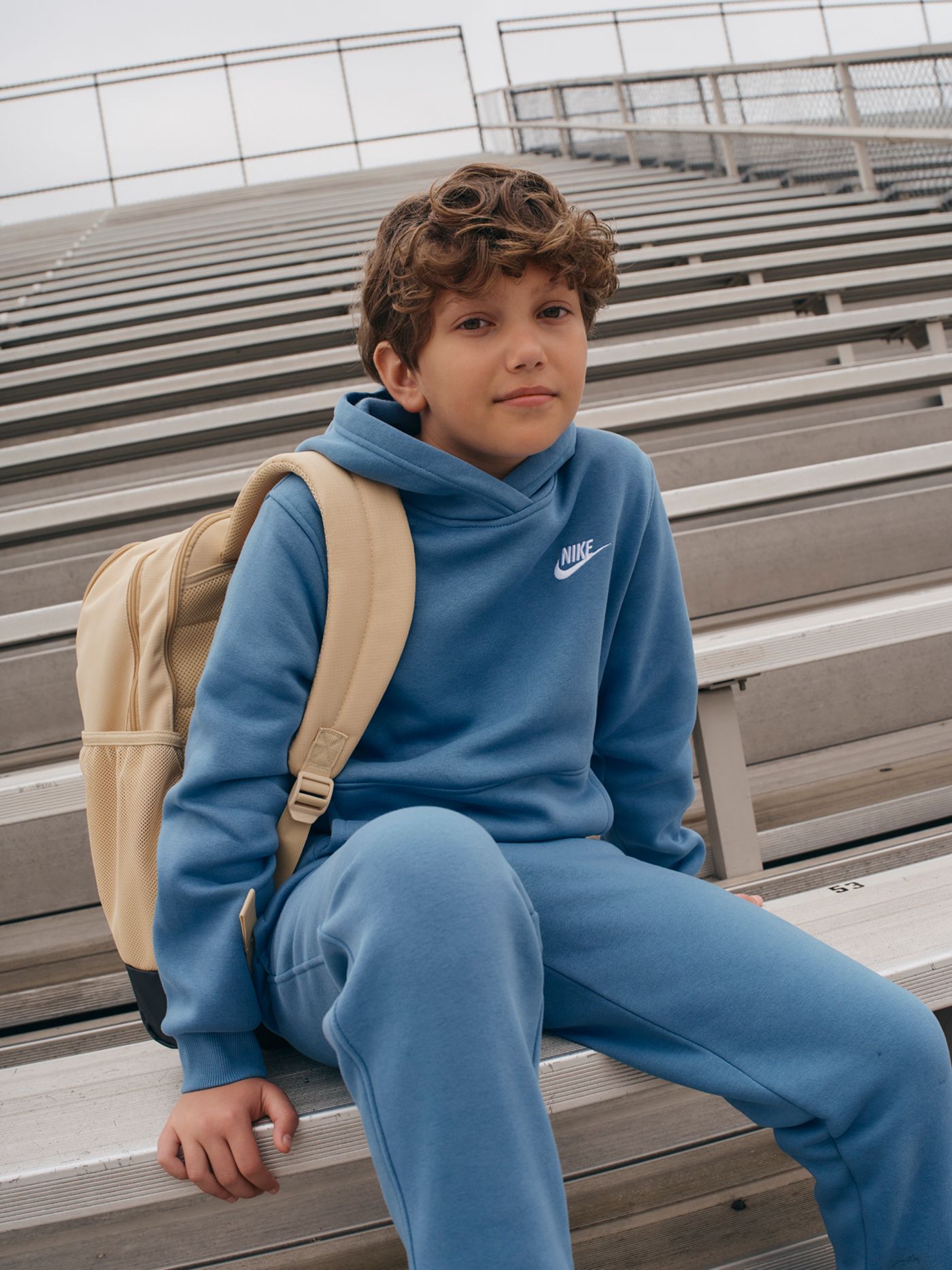 Nike All Kids Fit Sportswear Club Fleece Hoodie Holiday 2024 at DICK S