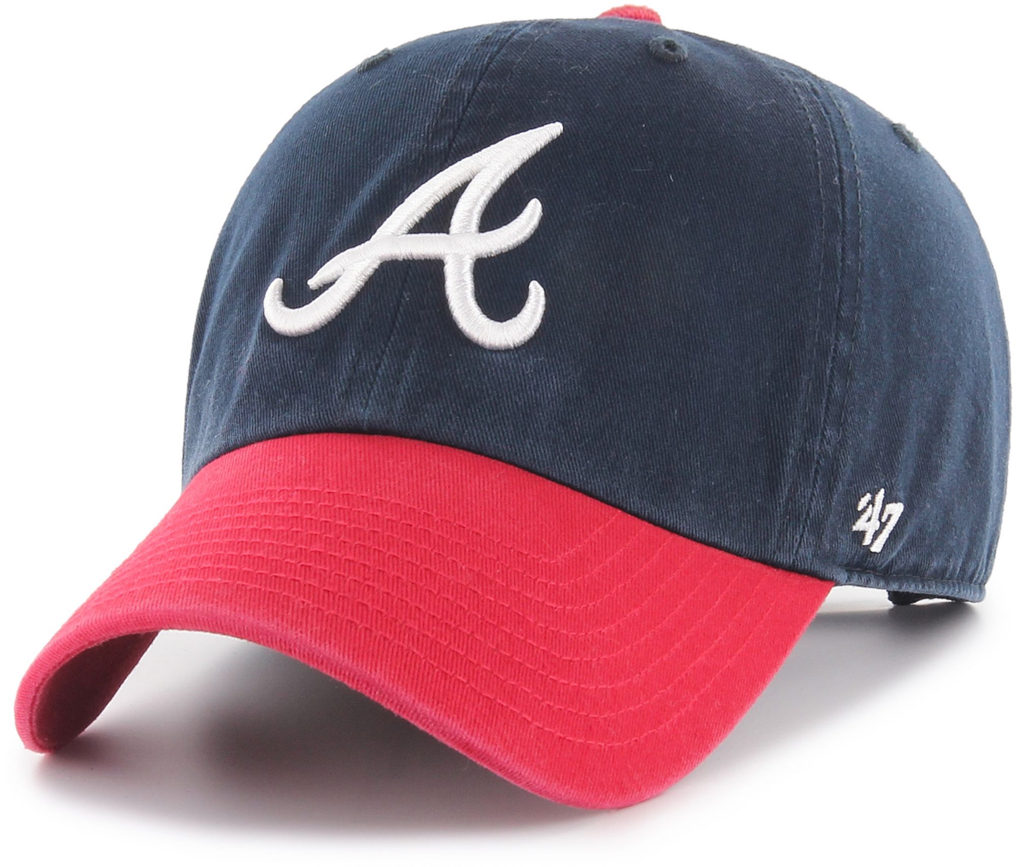 '47 Adult Atlanta Braves Navy Clean Up Adjustable Hat product image