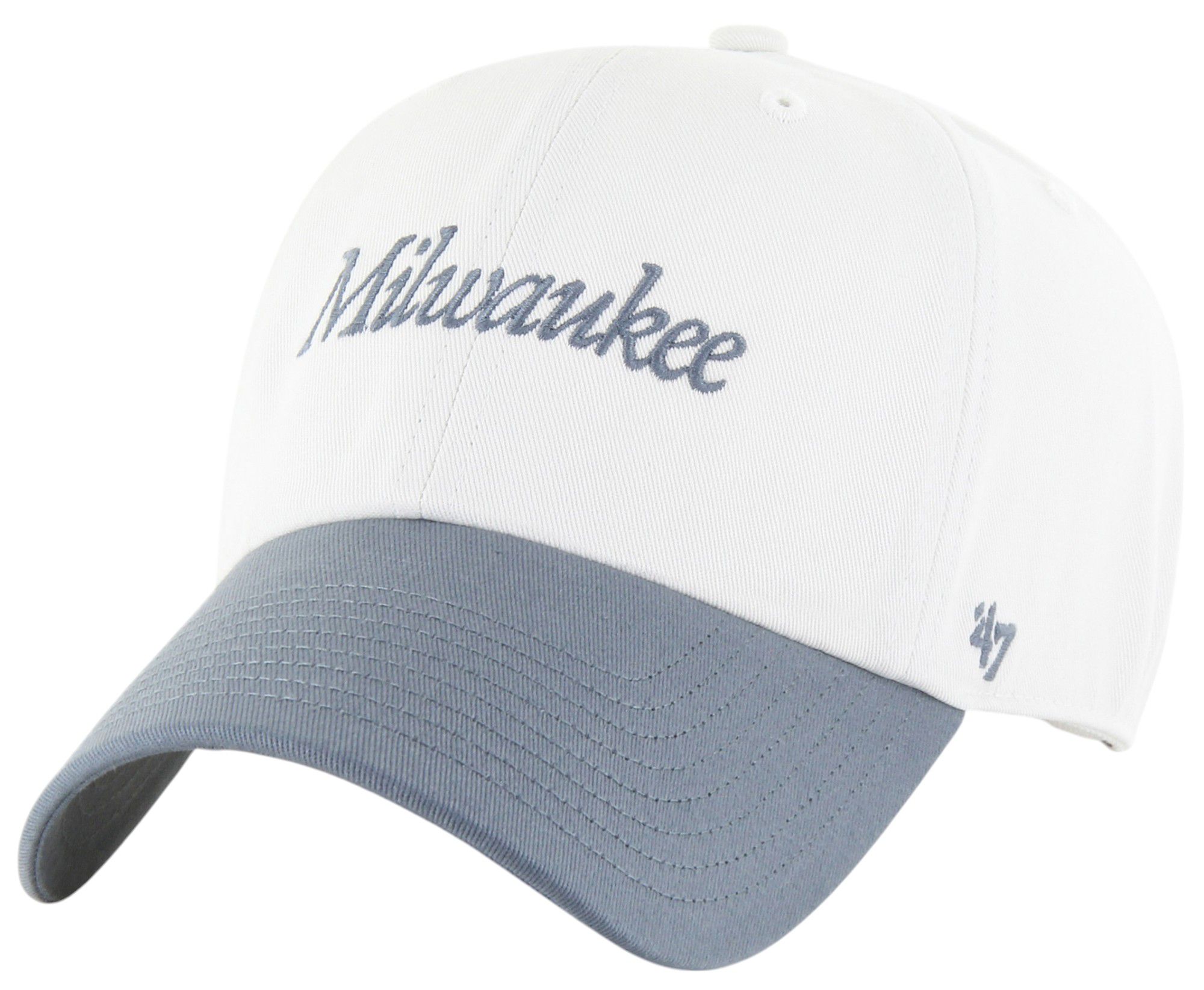'47 Adult Milwaukee Brewers White Clean Up Adjustable Hat product image