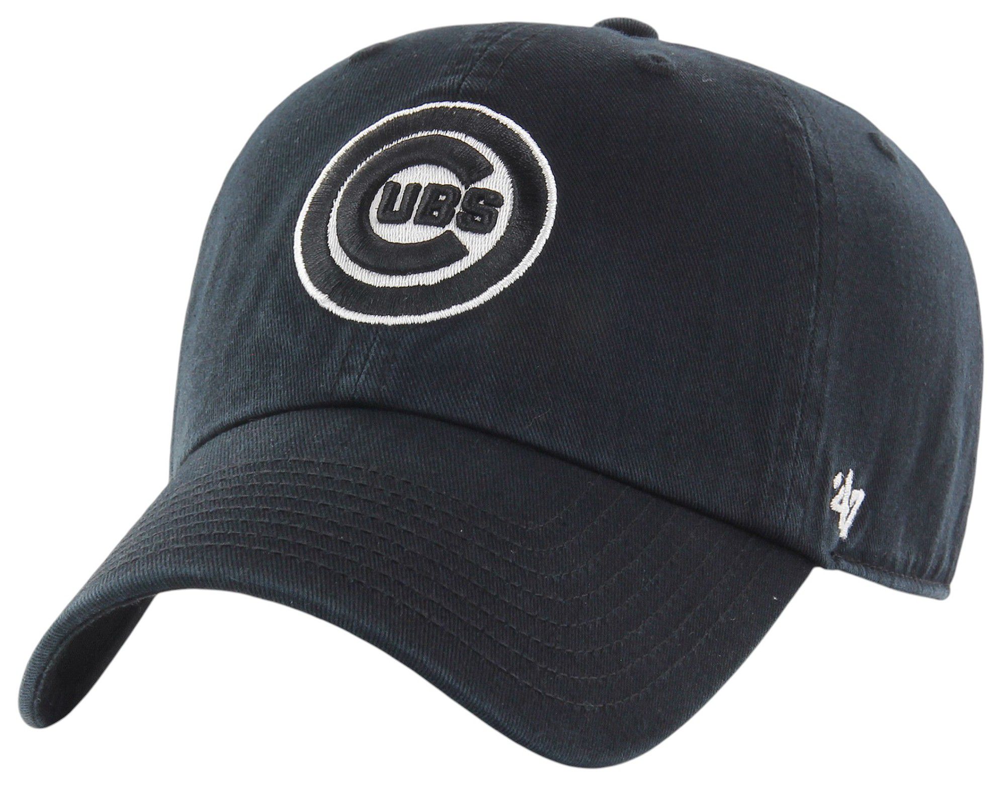 '47 Adult Chicago Cubs Black Clean Up Adjustable Hat product image