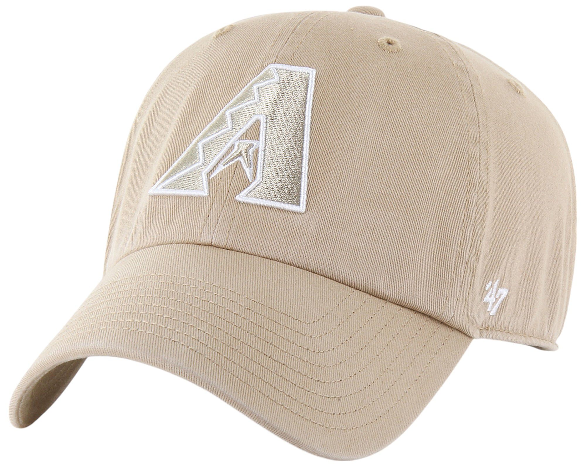'47 Adult Arizona Diamondbacks Khaki Clean Up Adjustable Hat product image