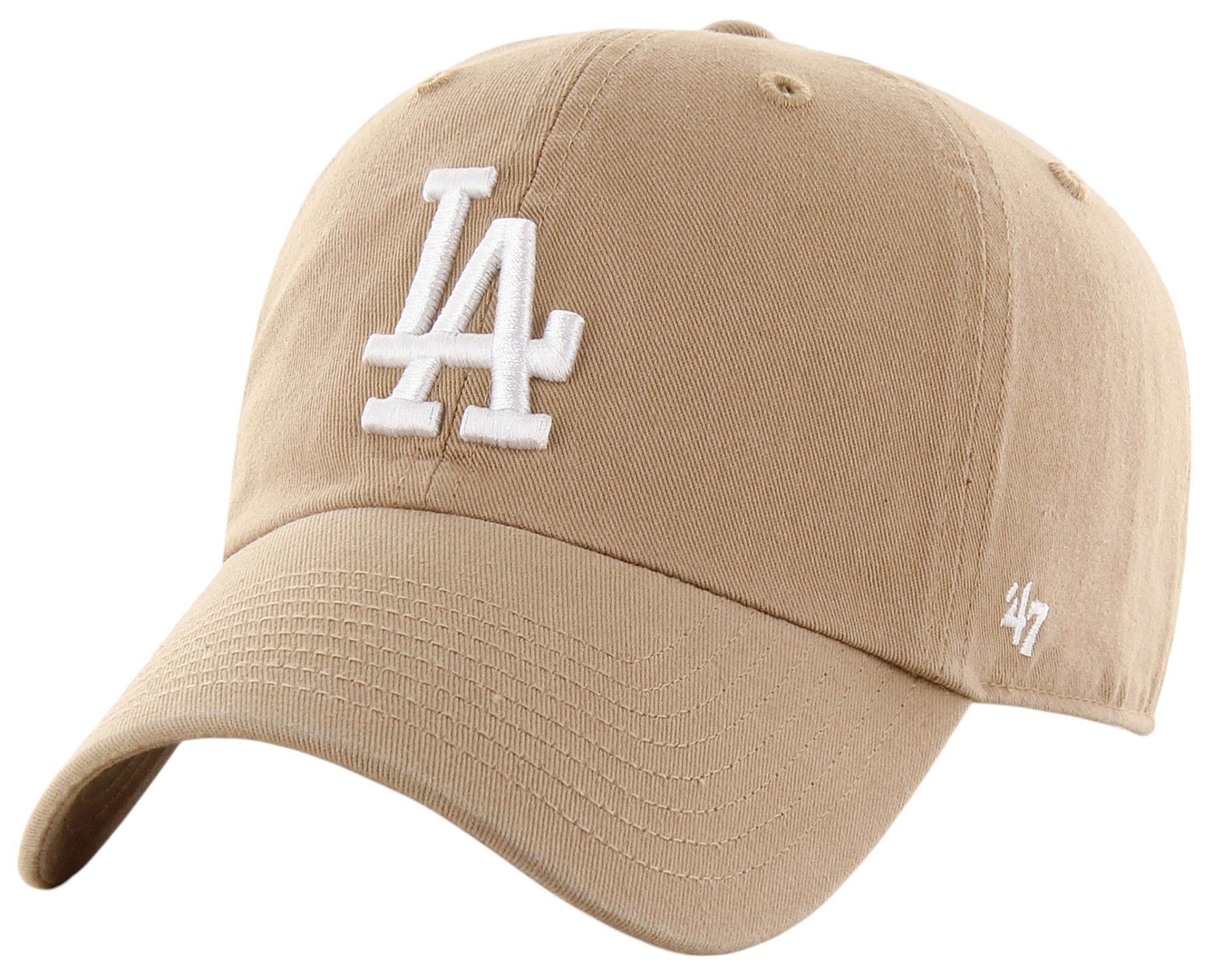 '47 Adult Los Angeles Dodgers Khaki Clean Up Adjustable Hat product image