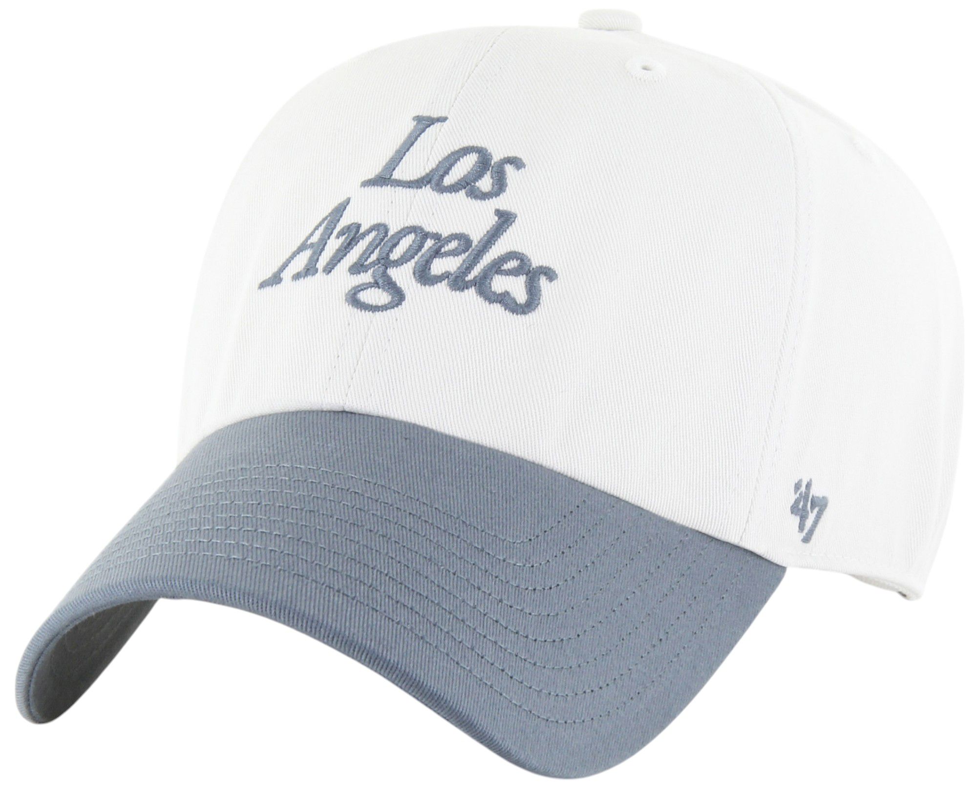 '47 Adult Los Angeles Dodgers White Clean Up Adjustable Hat product image