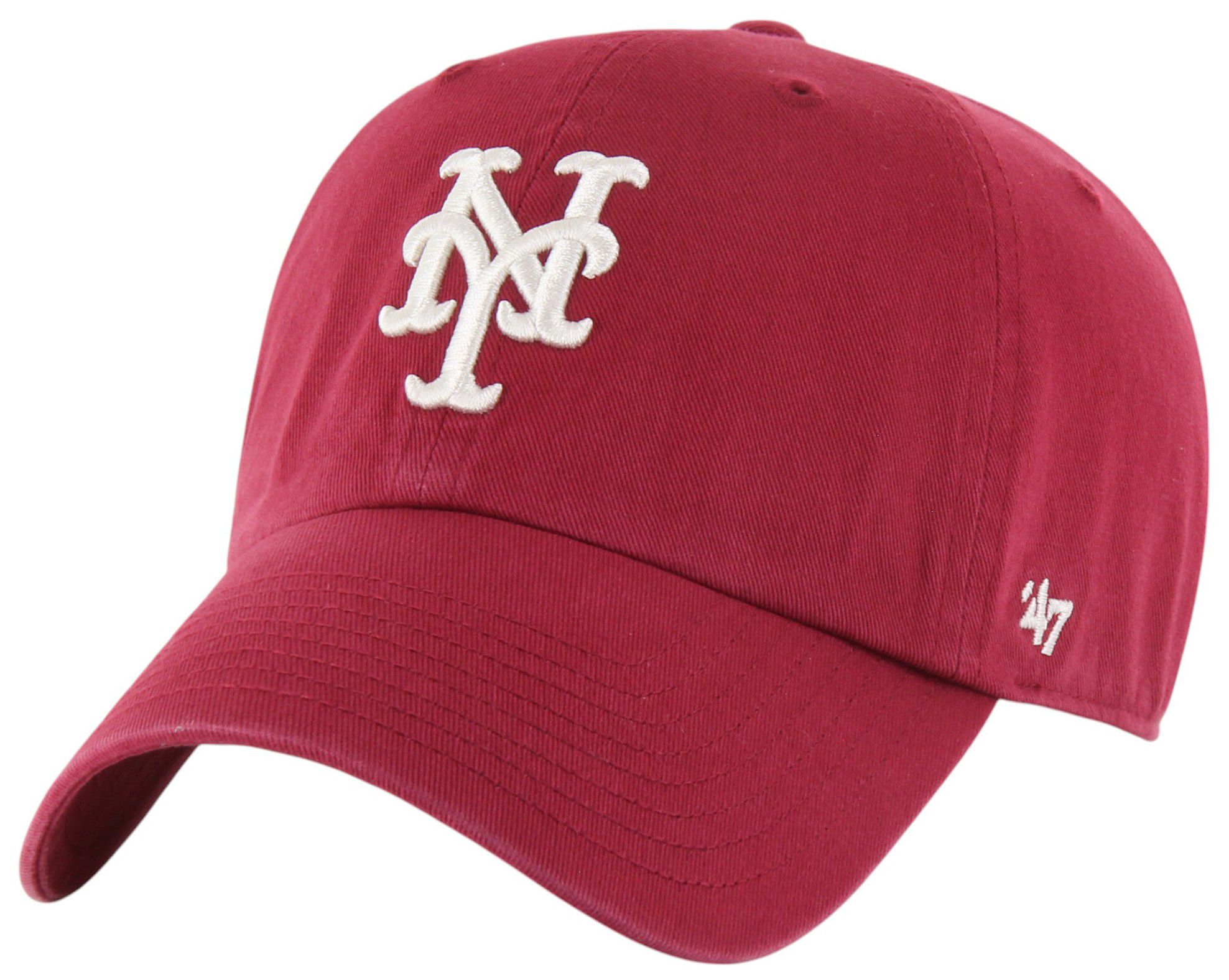 '47 Adult New York Mets Red Logo Clean Up Adjustable Hat product image