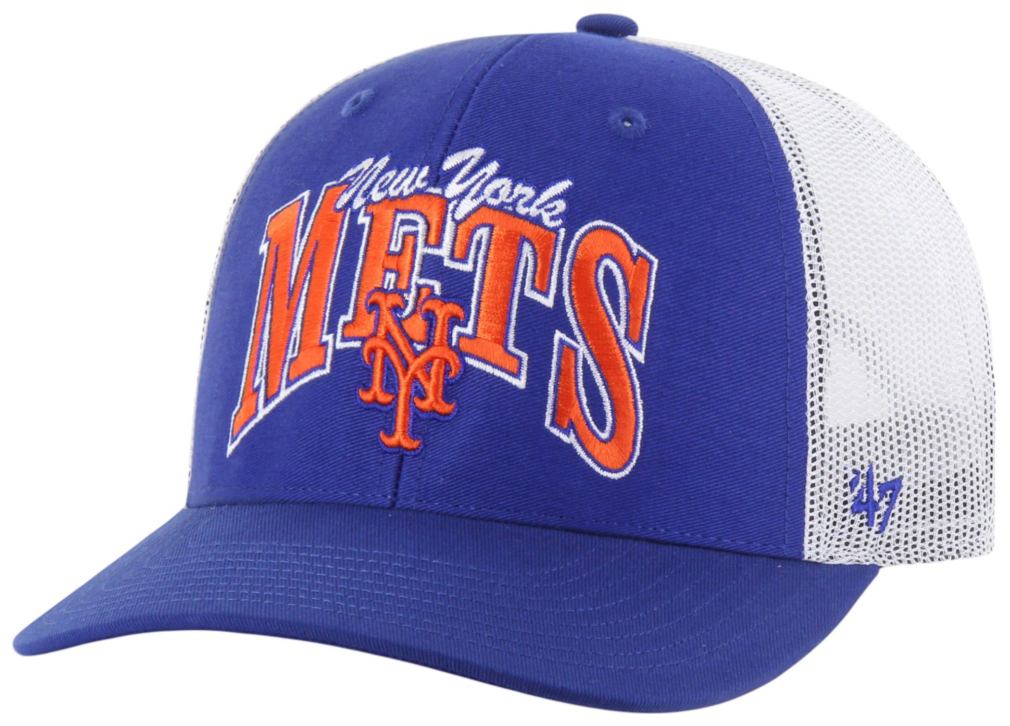 '47 Adult New York Mets Royal Keystone Trucker Adjustable Hat product image