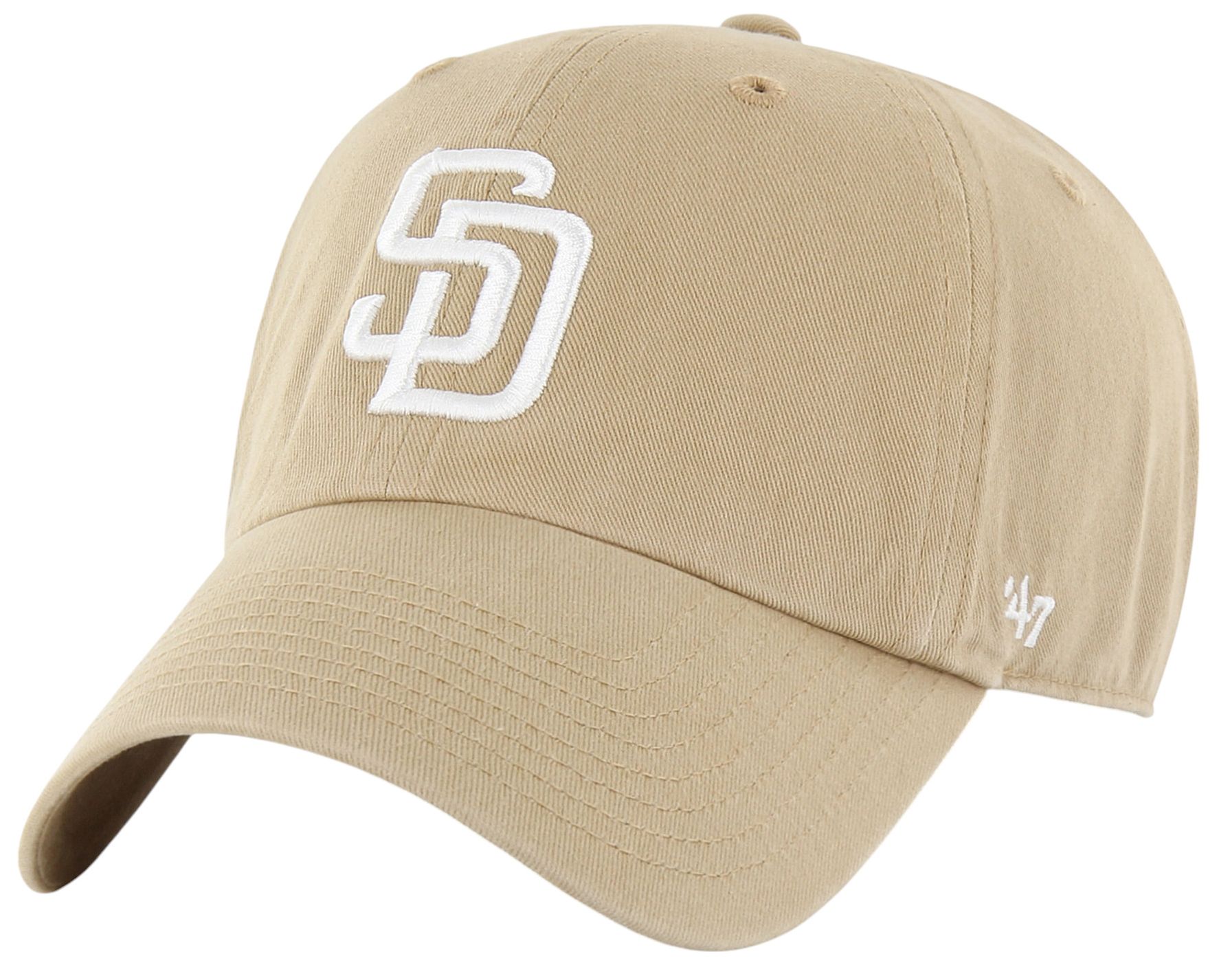 '47 Adult San Diego Padres Khaki Clean Up Adjustable Hat product image