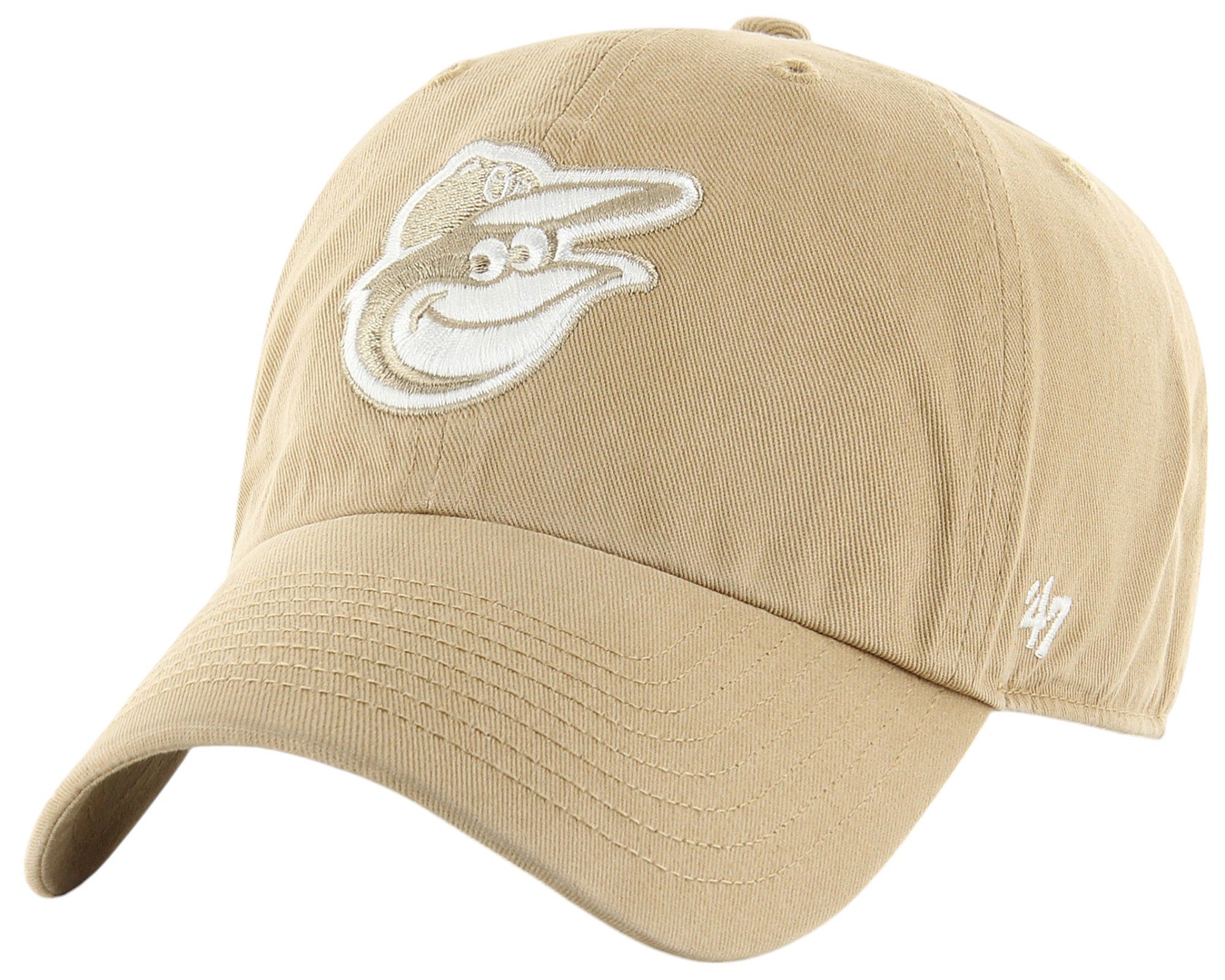 '47 Adult Baltimore Orioles Khaki Clean Up Adjustable Hat product image