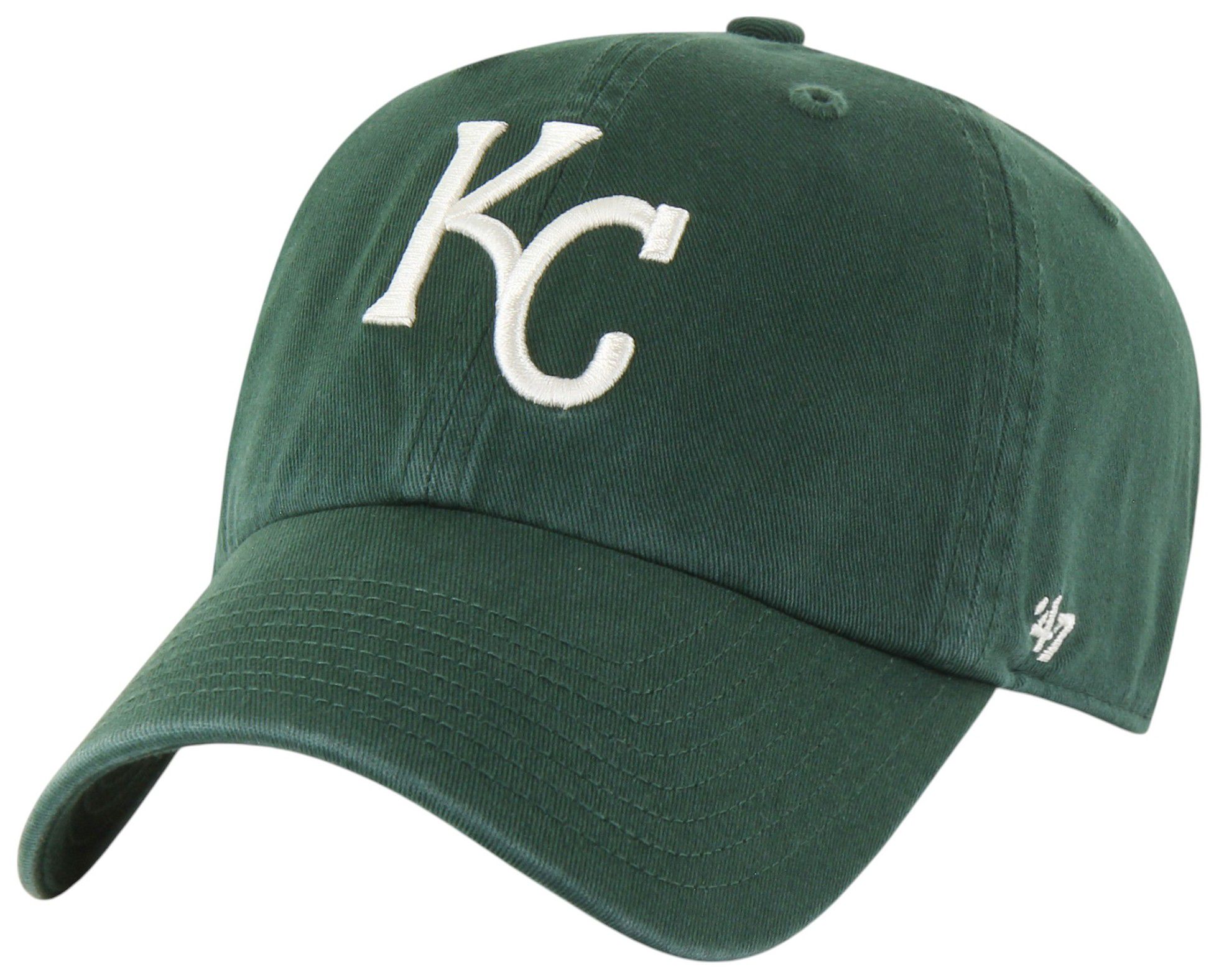 '47 Adult Kansas City Royals Green Logo Clean Up Adjustable Hat product image