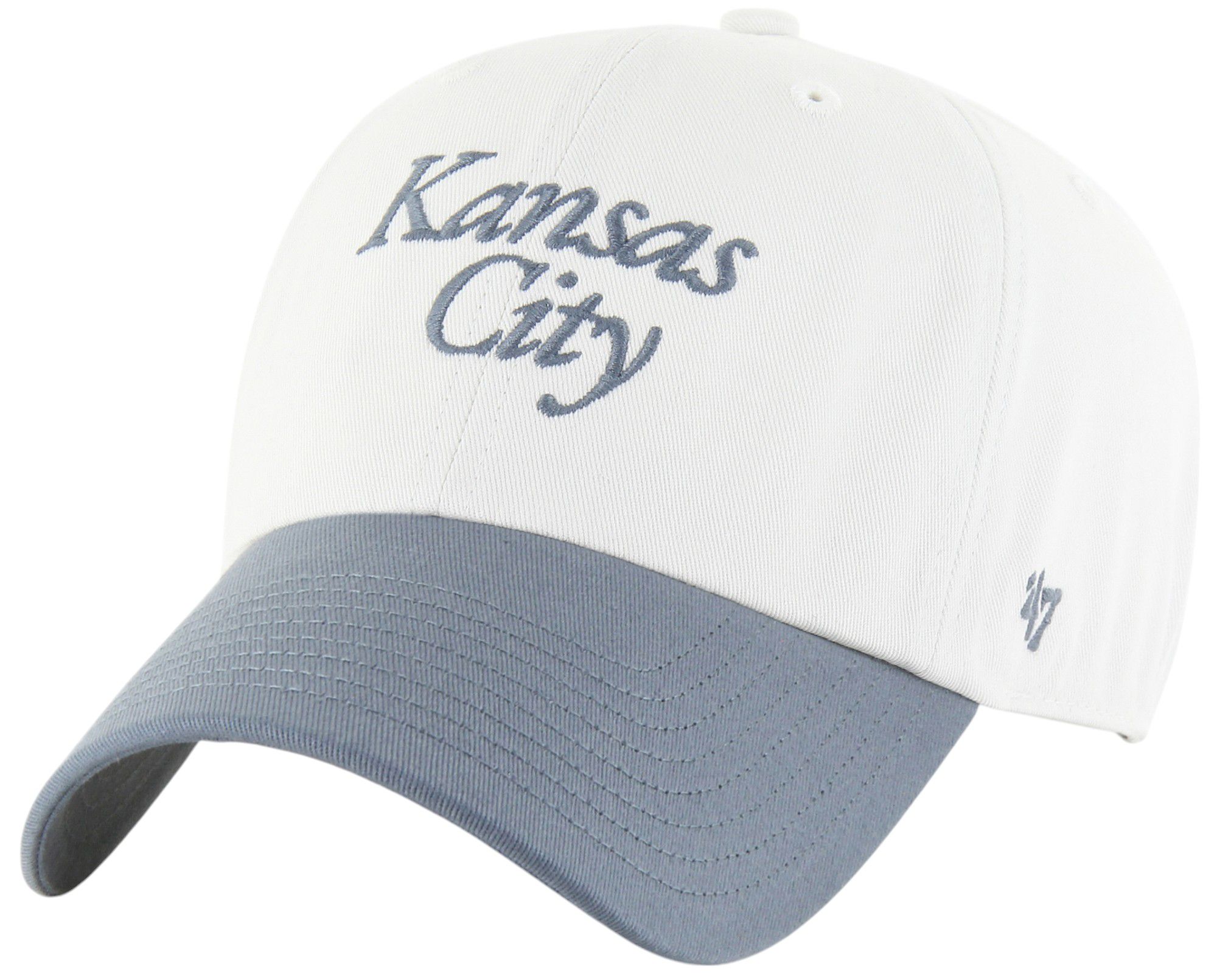 '47 Adult Kansas City Royals White Clean Up Adjustable Hat product image