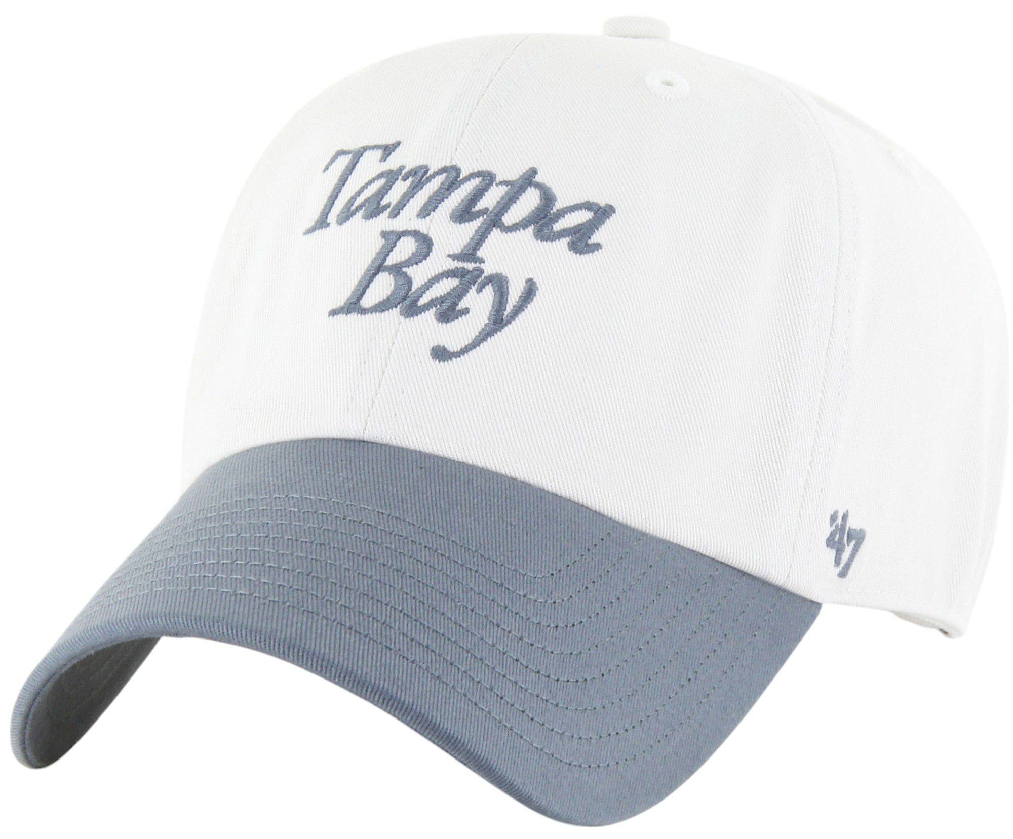 '47 Adult Tampa Bay Rays White Clean Up Adjustable Hat product image