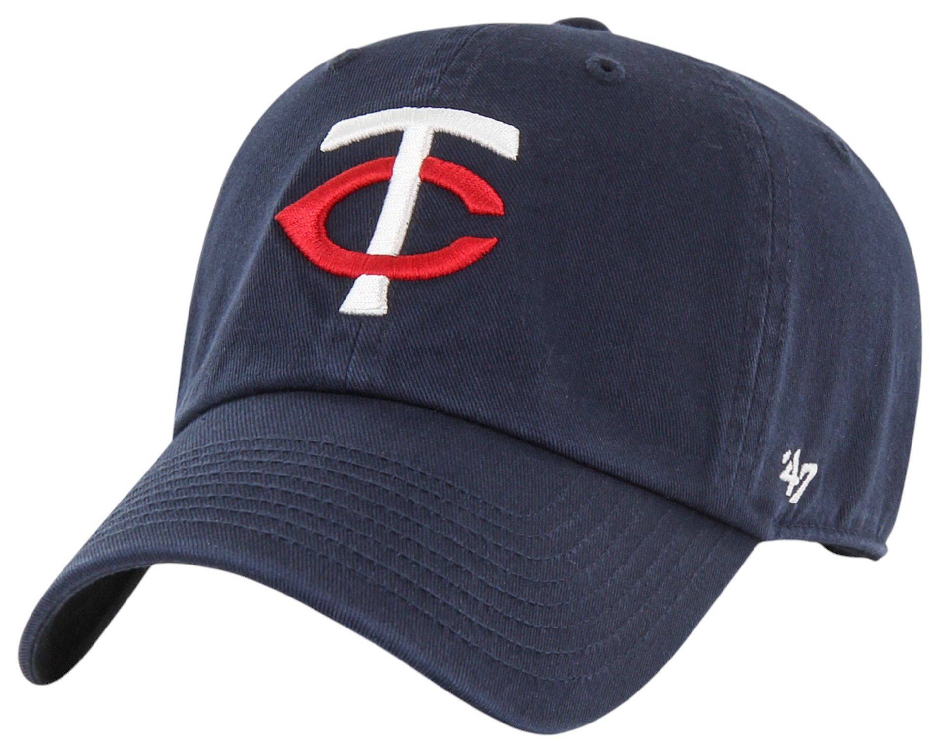 '47 Adult Minnesota Twins Navy Clean Up Adjustable Hat product image
