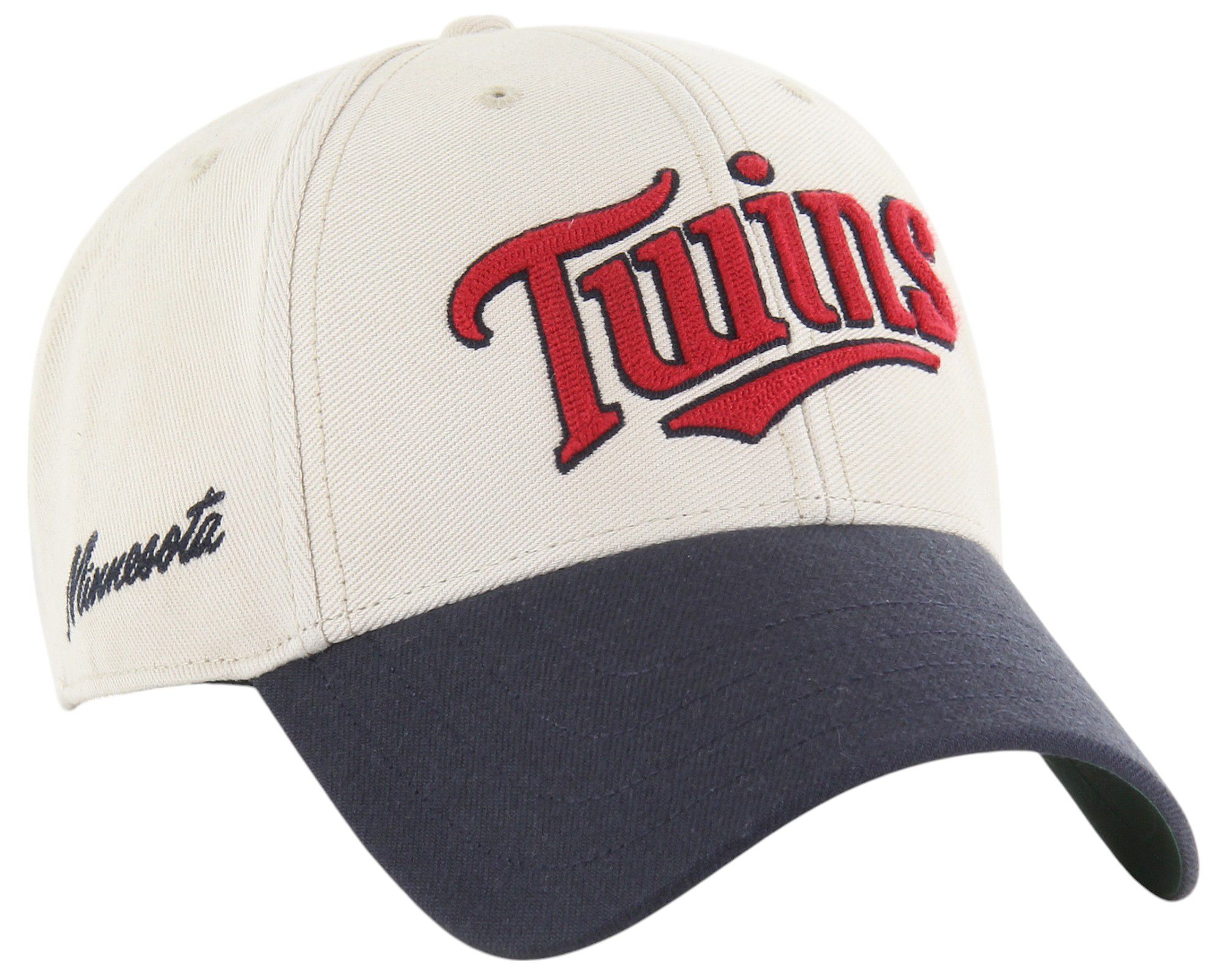 '47 Adult Minnesota Twins White Cooperstown Fieldstone MVP Adjustable Hat product image