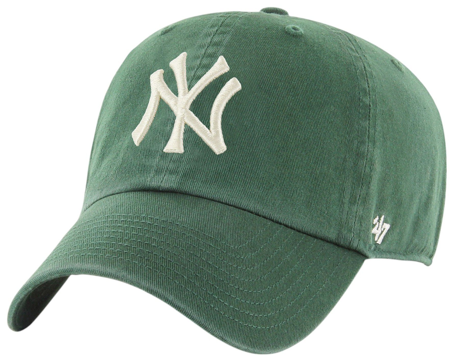 '47 Adult New York Yankees Green Logo Clean Up Adjustable Hat product image