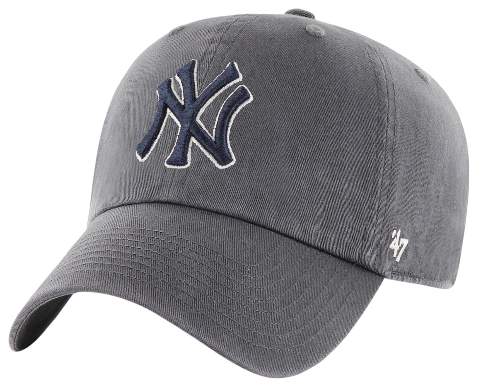 '47 Adult New York Yankees Charcoal Clean Up Adjustable Hat product image
