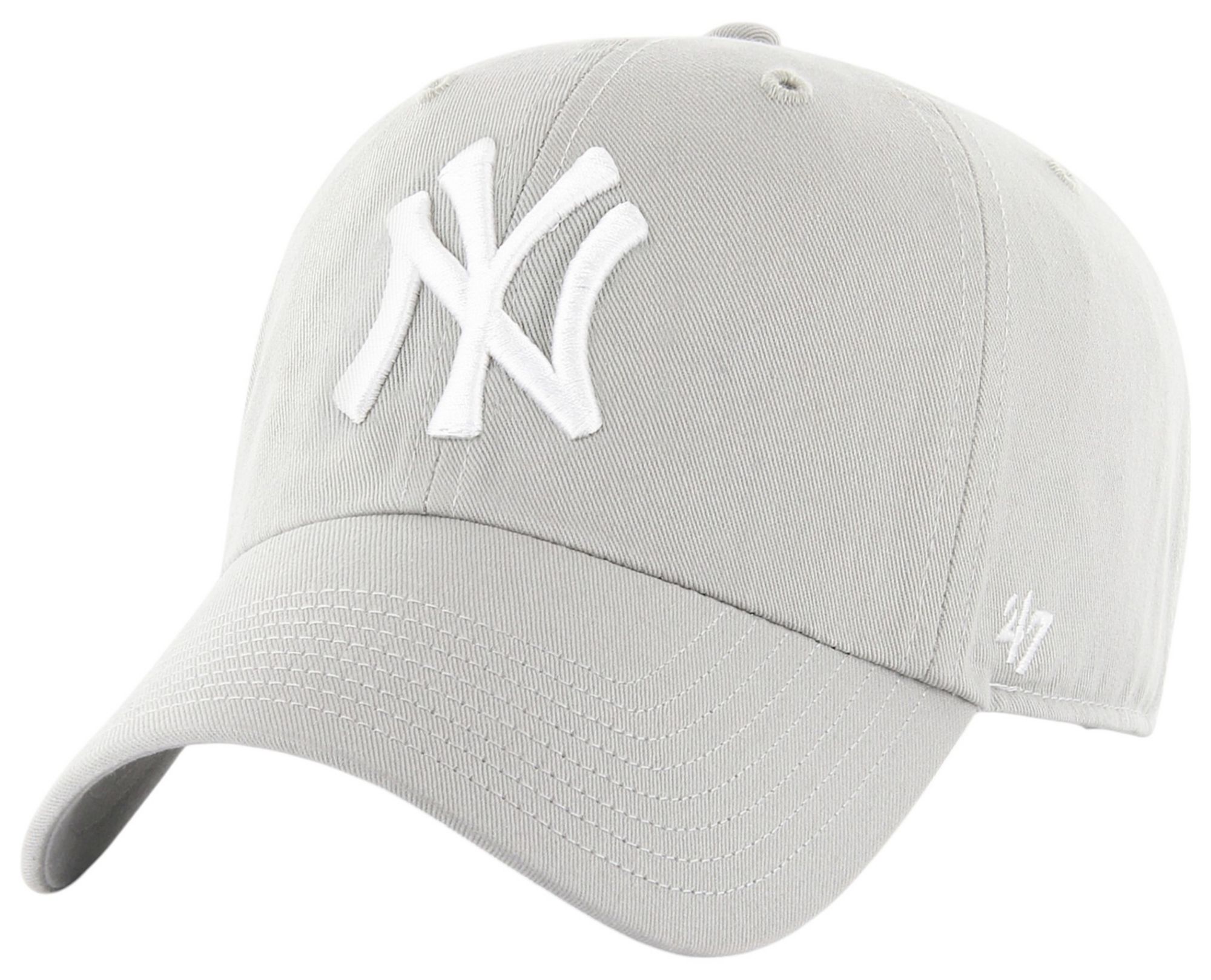 '47 Adult New York Yankees Grey Clean Up Adjustable Hat product image